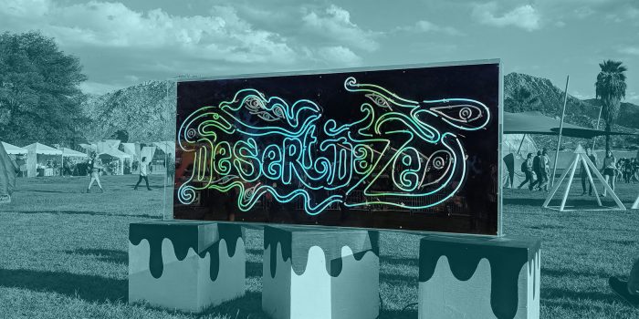 Desert Daze sign - Talkhouse Podcast